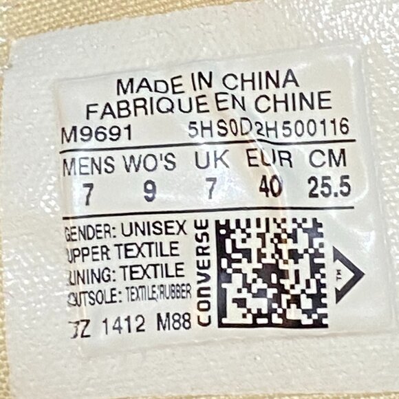 Converse All Stars Oxford - Maroon: M7 / W9 - Picture 8 of 8